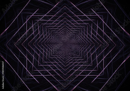 Abstract digital background featuring a symmetrical, infinitely repeating geometric pattern that creates a hypnotic sense of movement and endless design ,hypnotic ,abstract ,modern