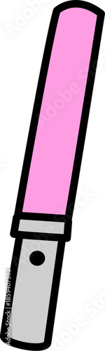 シンプルなスティック型ペンライトのイラスト