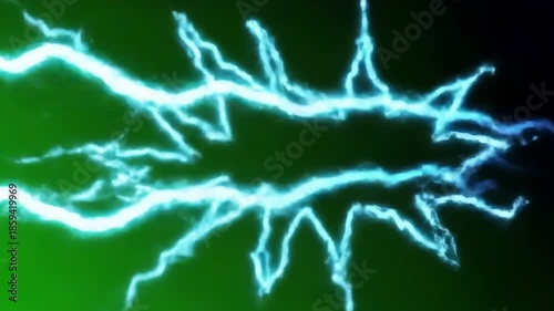 Electric energy flashes across the screen in a vibrant display of power.