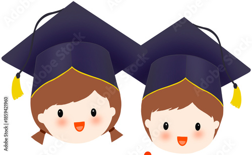 children in a row
