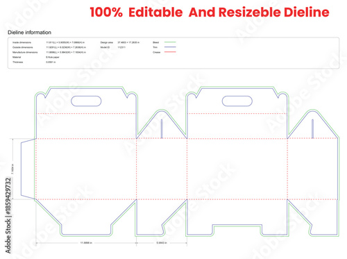 gable tuck end box suitcases dieline template box dieline die lines packaging custom dieline  box cardboard box dieline pizza box dieline printable product packaging layout,