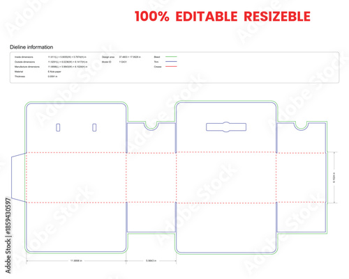 tuck end box variations adhesive opening  dieline template box dieline die lines packaging custom dieline  box cardboard box dieline pizza box dieline printable product packaging layout,