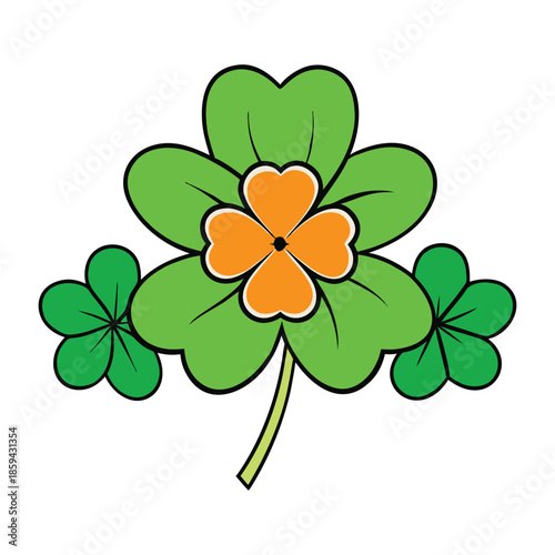A fresh green lucky clover leaf symbolizing fortune, hope, and nature’s charm, perfect for St. Patrick’s Day themes, good luck designs, and cheerful spring visuals.
