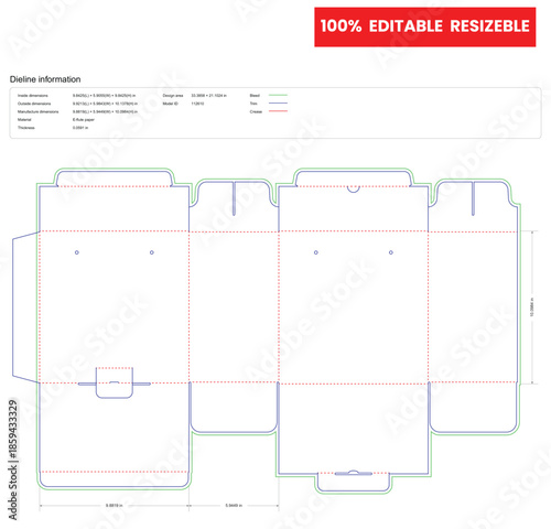 tuck end box variations security buckles dieline template box dieline die lines packaging custom dieline  box cardboard box dieline pizza box dieline printable product packaging layout,