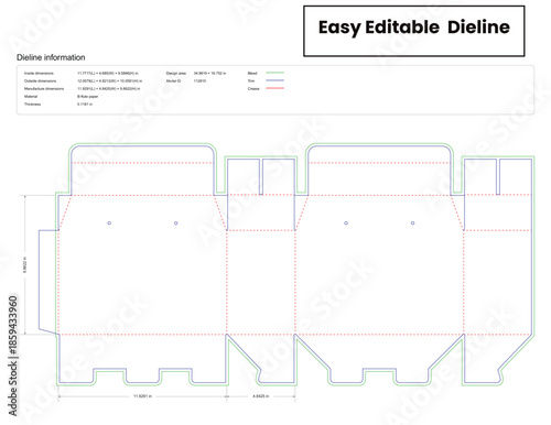 tuck end box with handle dieline template box dieline die lines packaging custom dieline  box cardboard box dieline pizza box dieline printable product packaging layout,