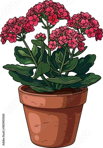 joyful flourish resilient petals brighten any space with natural grace, vector isolated on transparent background