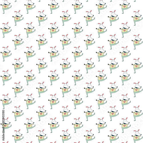 Easter seamless pattern