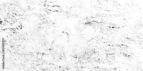 White background with scattered grey grunge texture, Abstract black and white gritty grunge background, Overlay for interesting effect and depth,  The surface is covered with scratches.