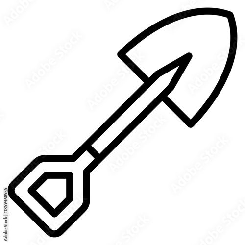 Shovel  Icon Element For Design