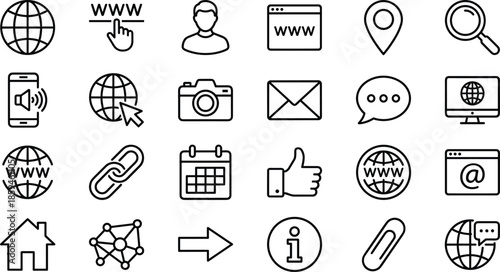 Comprehensive icon set collection featuring business strategy, medical healthcare, transportation vehicles, nature landscapes, creative design tools, web interface symbols, pet care, and 