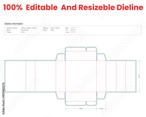 tuck end box variations dividers separators dieline template box dieline die lines packaging custom dieline  box cardboard box dieline pizza box dieline printable product packaging layout,