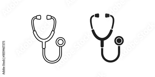 Medical Stethoscope Vector Illustration
