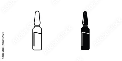 Nasal Spray Bottle Vector Illustration