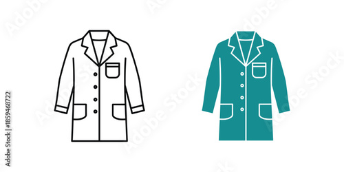 Stylish Vector Illustration of Coats