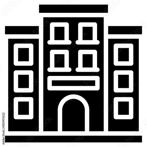 Apartment  Icon Element For Design