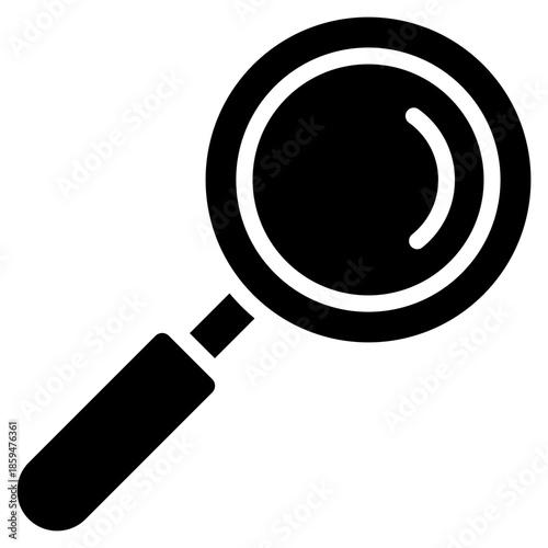 Magnifying Glass  Icon Element For Design