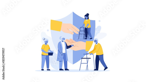 Compassionate Healthcare Support for Elderly Assistance and Caregiving