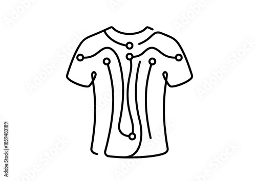 Biohacking Tech Icon - Smart Posture Correcting Shirt