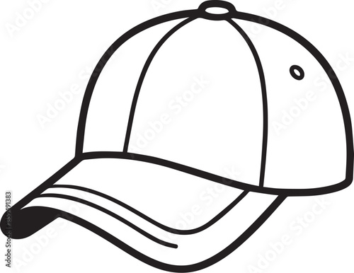 baseball cap vector illustration