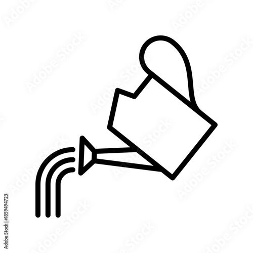 Watering can icon design template