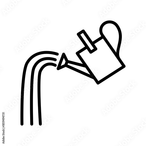 Watering can icon design template