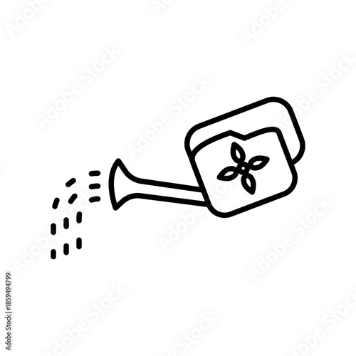 Watering can icon design template