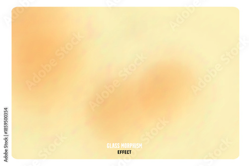 Modern background with glass morphism vector effect. Transparent glass card design. Glassmorphism trend style. Abstract banner with colored, white circles with blur and shadows. Vector illustration.