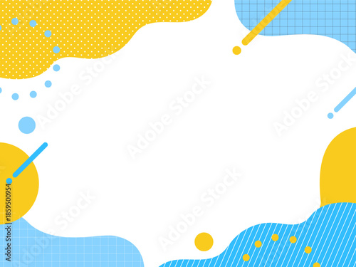 幾何学模様背景イラスト