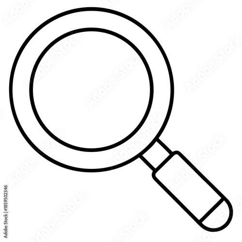 Magnifying glass icon for search and investigation