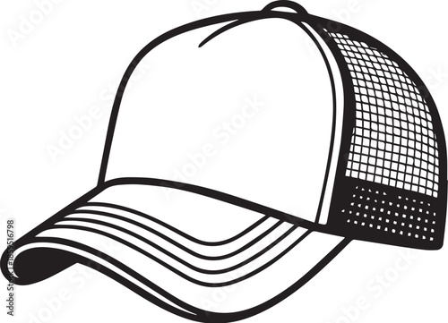 baseball cap vector illustration