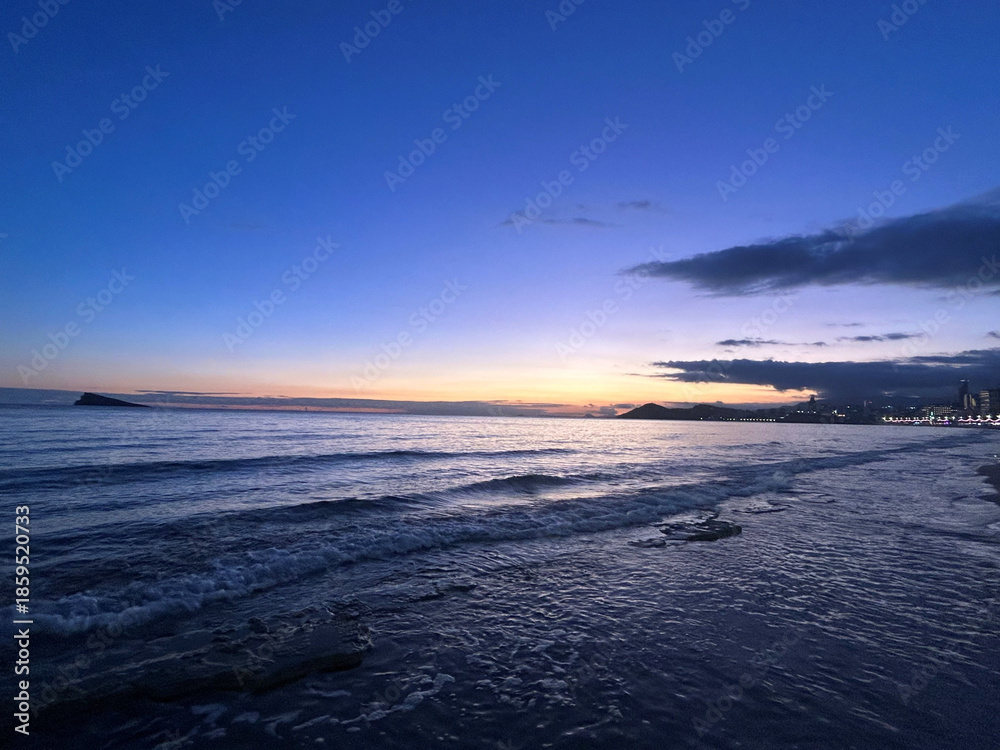 Obraz premium Sunset on the Beach