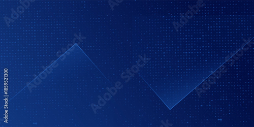 Abstract blue white dot pattern gradient texture technology background.vector future tegnology.