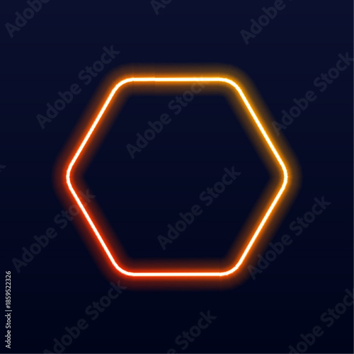 Set of glowing neon square frames with sharp geometric outlines floats on a dark abstract background. Gradient highlights enhance 3D depth. Perfect for modern digital artwork and banners.