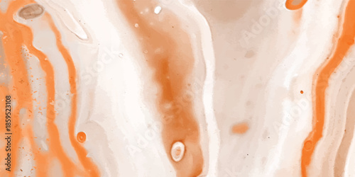A closeup macro texture of abstract liquid milk and red fruit creates a healthy pink watercolor background for skin and body health