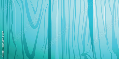 Deep blue abstract vector background featuring light textured lines and a bright gradient wave pattern designed as a motion wallpaper with a sea or underwater concept