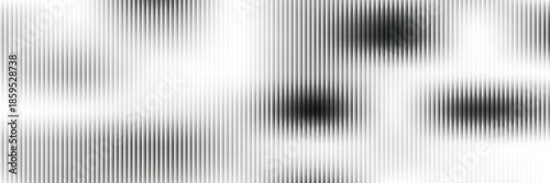 Vector ribbed glass texture background. Light grey white ribbed glass. Mesh gradient. acrylic ribbed bath surface. Ribbed glass background semitransparent overlay.