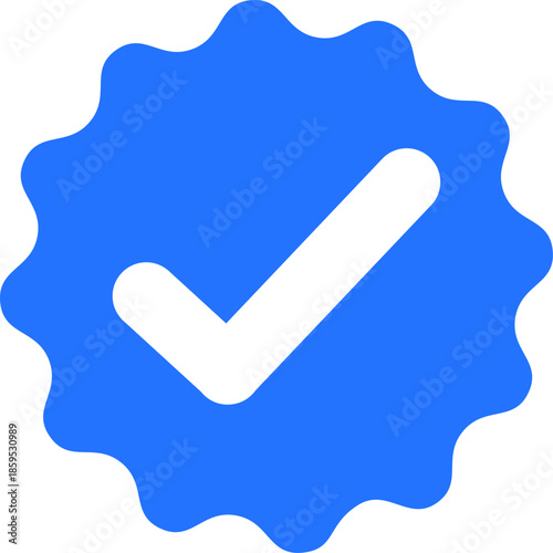 check mark icon on round button