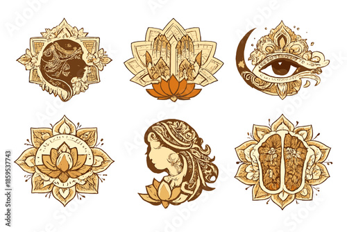 Esoteric Symbols and Mandalas Collection