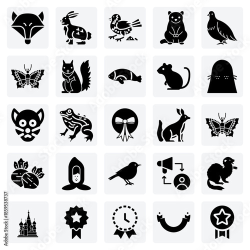 Tundra And Boreal Forest Fauna – A Red Squirrel, Groundhog, And European Robin For Wildlife And Biodiversity Themed Designs.