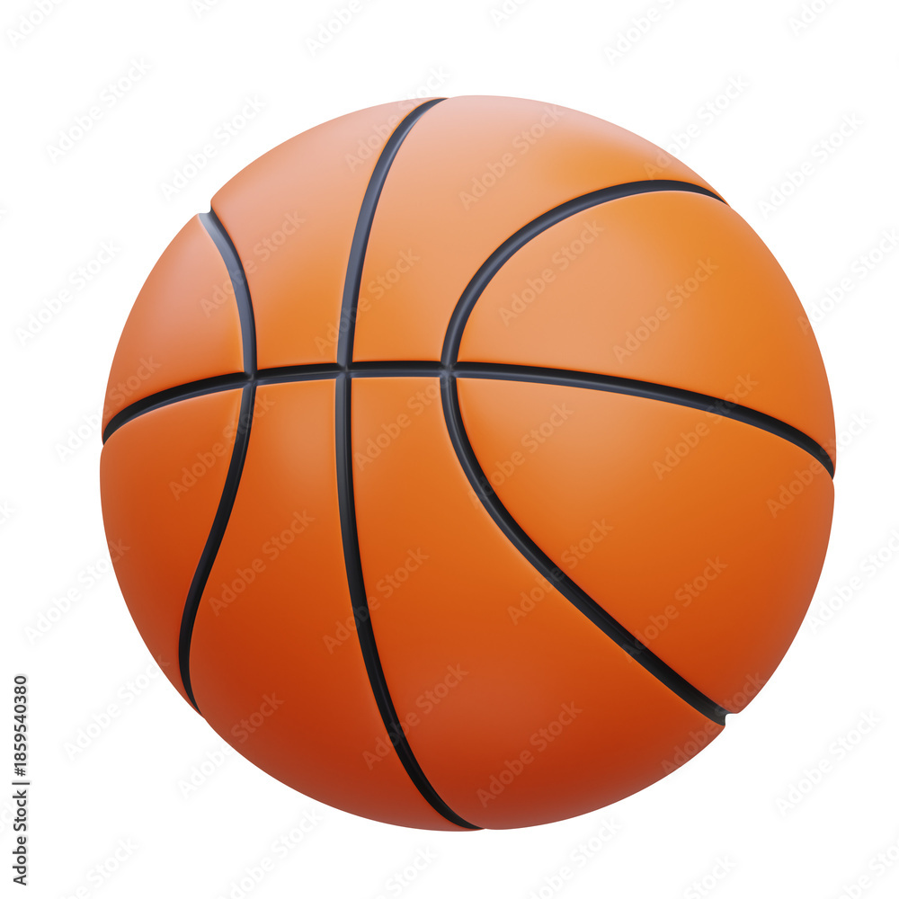 Fototapeta premium 3d basketball illustration