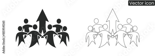 Symbolic illustration representing teamwork, growth, and partnership in a business context