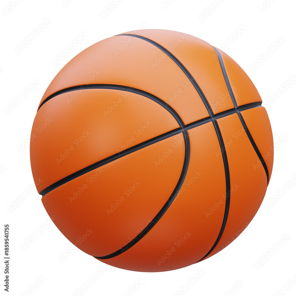 Fototapeta premium 3d basketball illustration