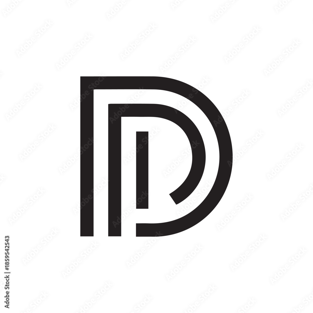 Fototapeta premium A creative vector logo design with 