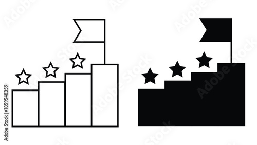 illustration of business graph