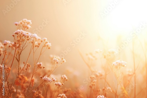 Tranquil Spring Leaves with Dreamy Atmosphere