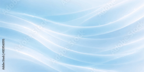 Abstract blue waves background with flowing lines