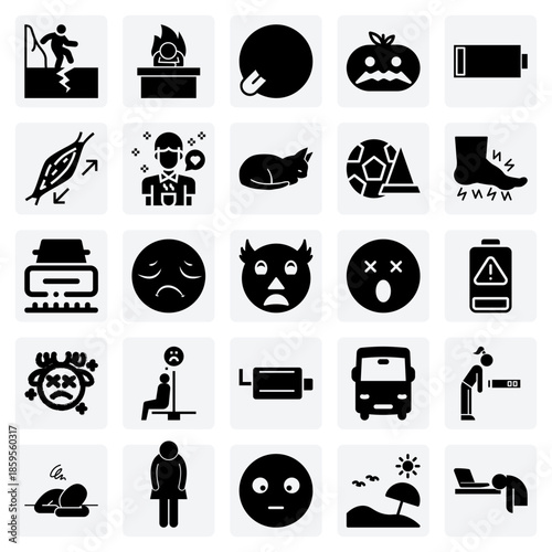 Physical Body Sensations And States – Muscle Relaxation, Tingling, And The Feeling Of Being Trapped For Medical Illustrations.