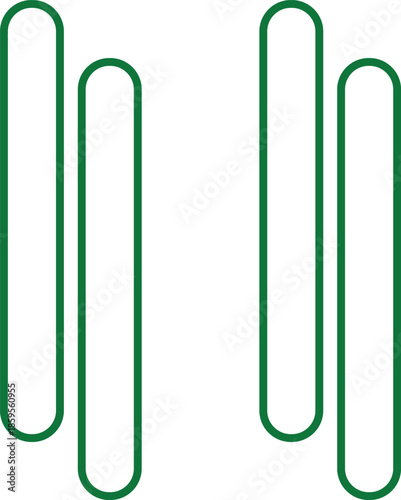 long green vector design