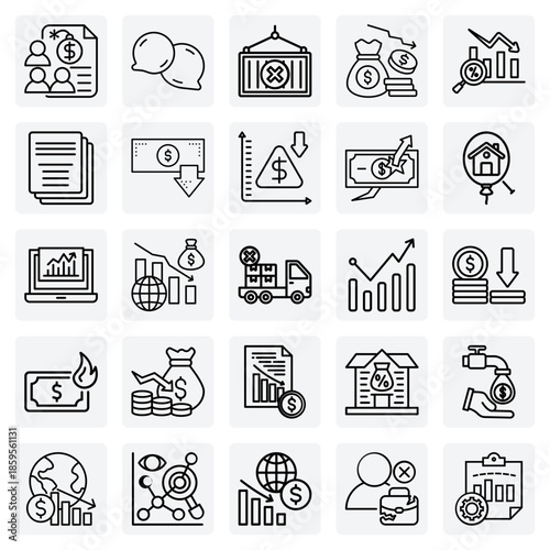 Factors In Economic Stagnation And Decline – Speculation, Devaluation, And Liquidity Problems For Business And Finance Content