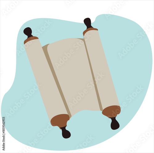 old letter scroll. Various scrolls old paper quill pen and ink hand drawn vector
